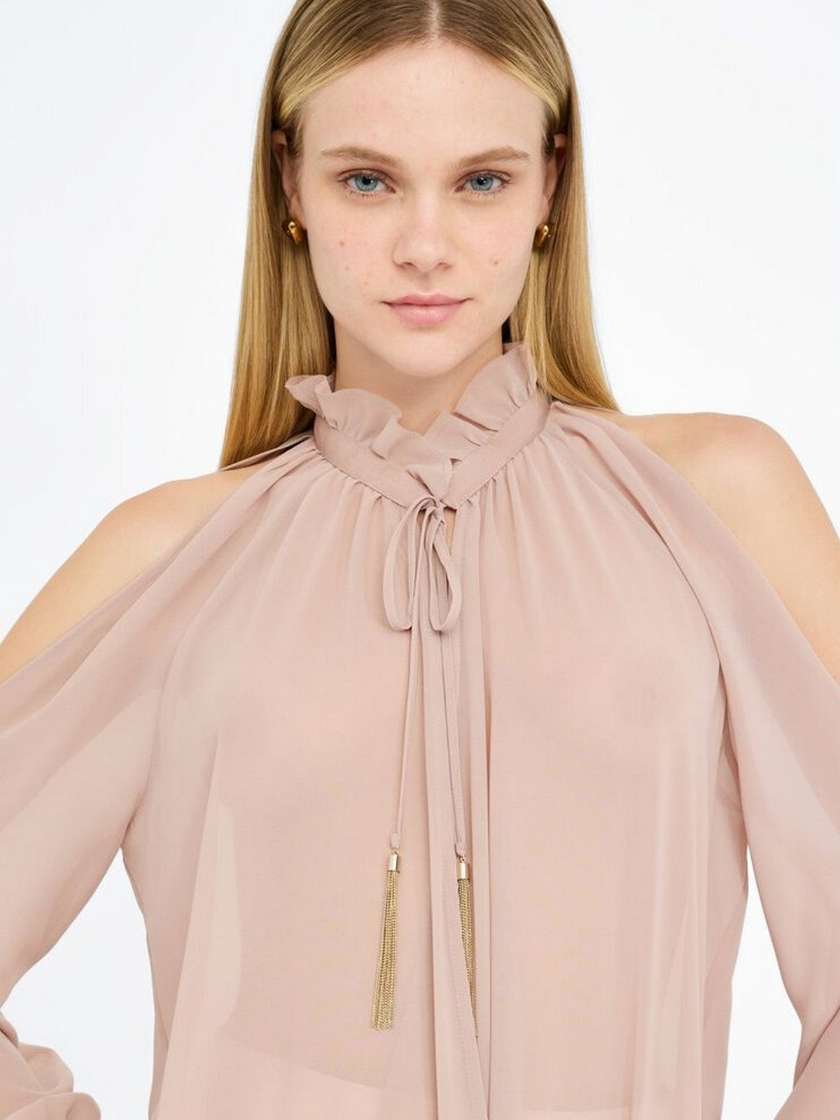 LIU JO BLACK Blusa Donna CF5396TS869 X0702 Light cipria