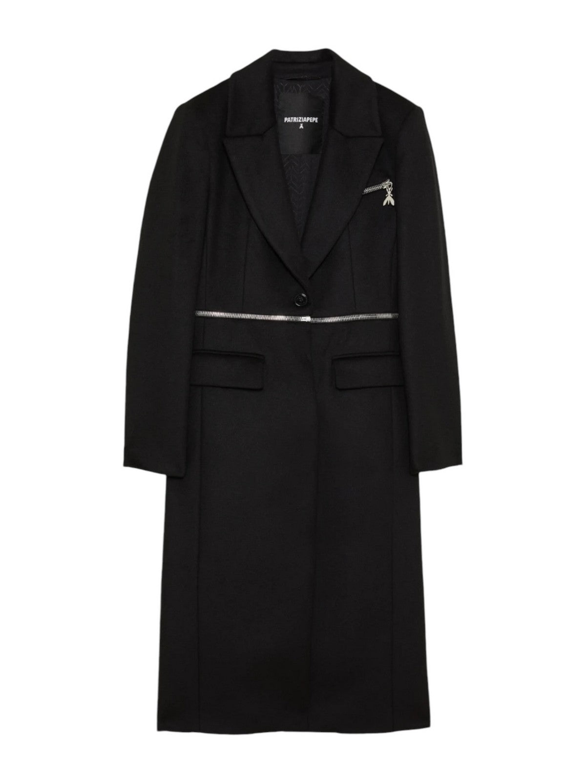 Outerwear Trench Patrizia Pepe Nero Patrizia Pepe Woman Coat