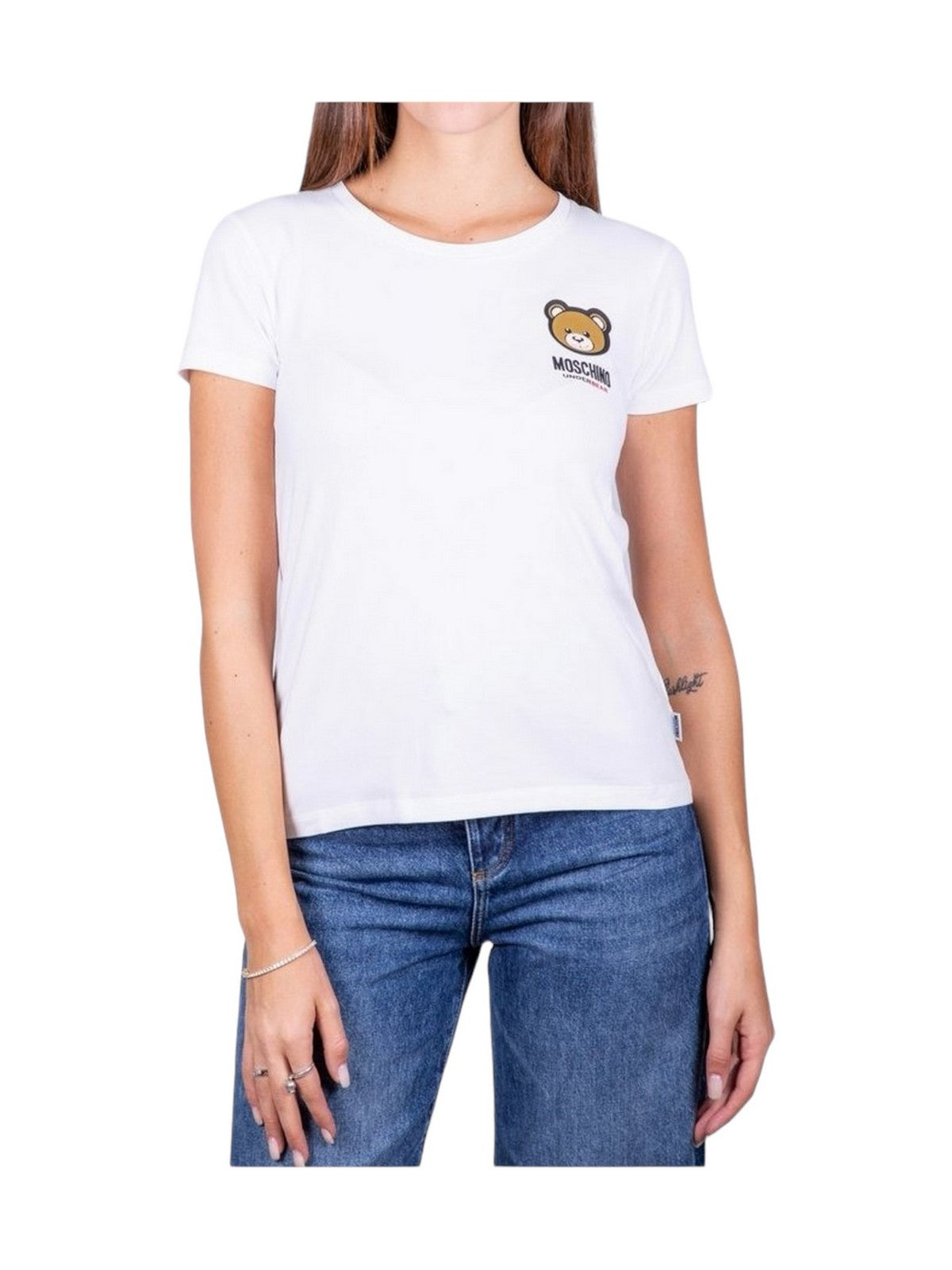 Moschino Underwear T-shirt and Polo Donna 241v6A0788 4410 1 White