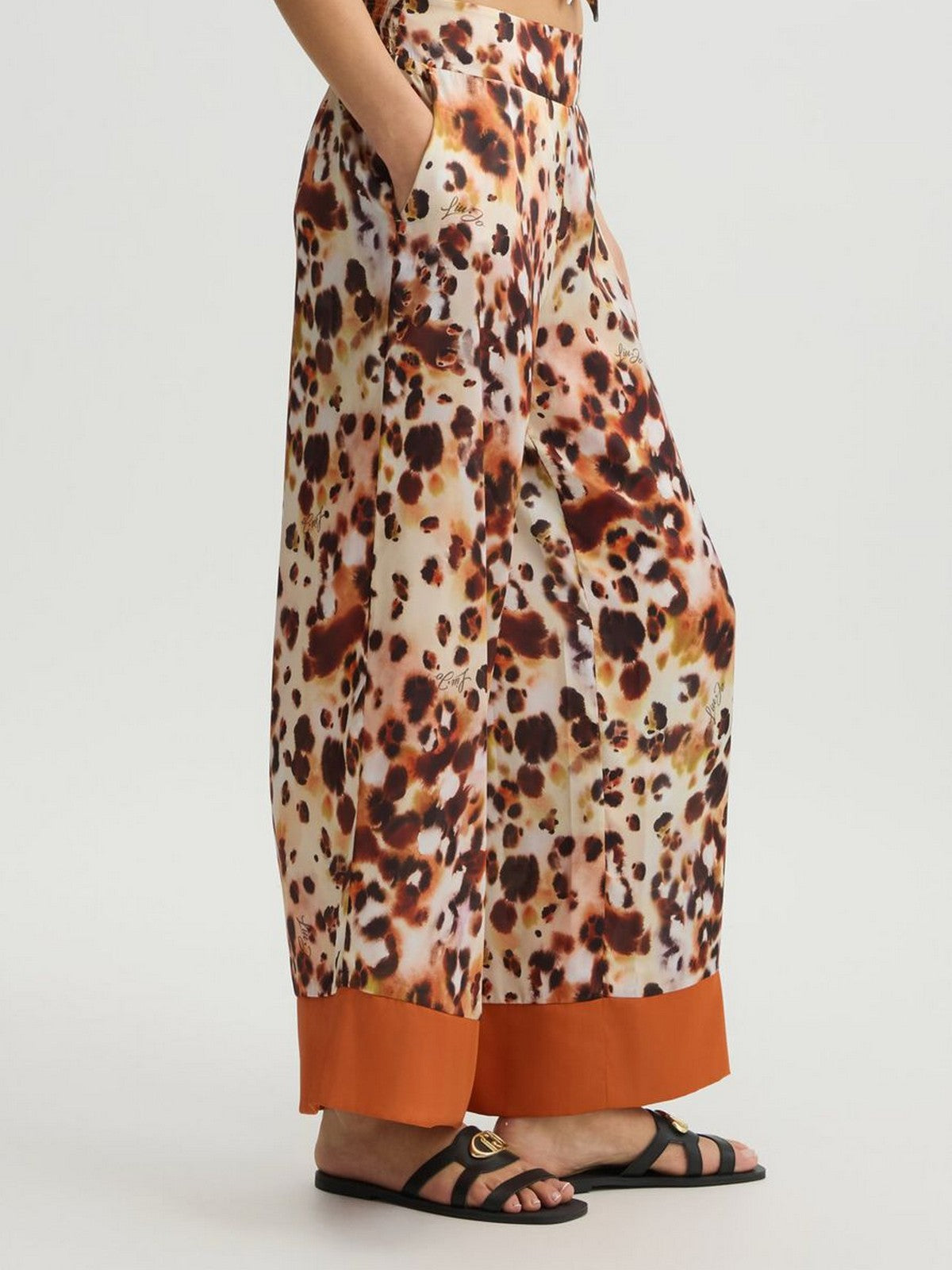 LIU JO BEACHWEAR Pantalone Donna VA5143TS806 M9145 St.animal rouge gioboutiqueweb