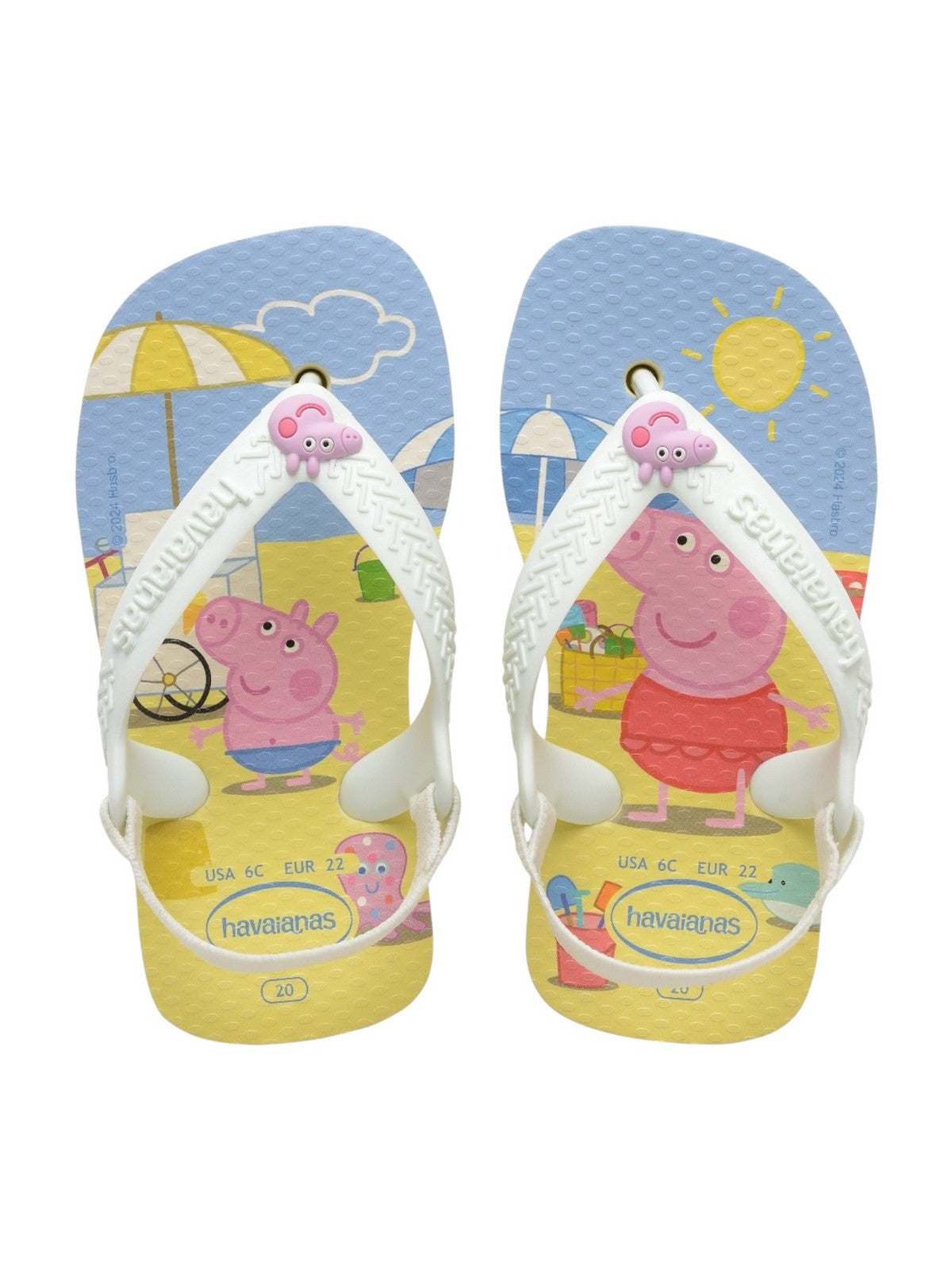 HAVAIANAS Infradito Bambine e ragazze Hav. baby peppa pig 4145980.9256 BUTTERCREAM gioboutiqueweb