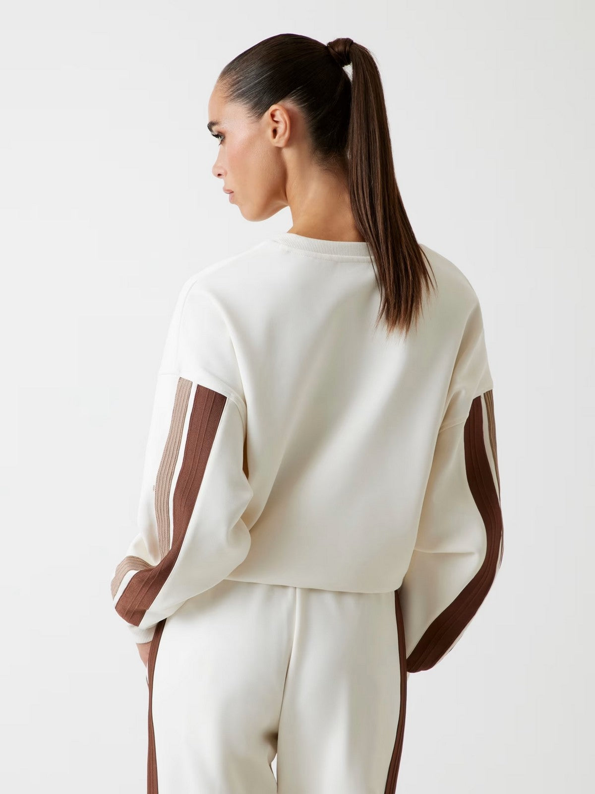 GUESS SPORT Felpa Donna V5BQ03 KCX22 D001 WHITE MOON - D001