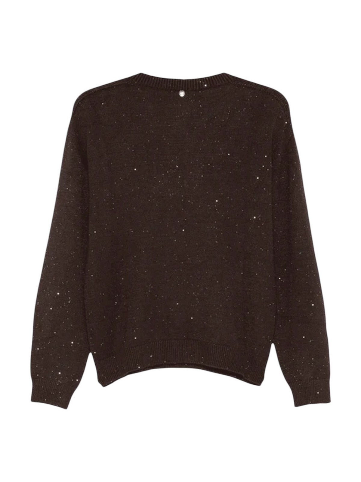 LIU JO WHITE Maglione Donna MF5483MA27R A4367 Cioccolato met