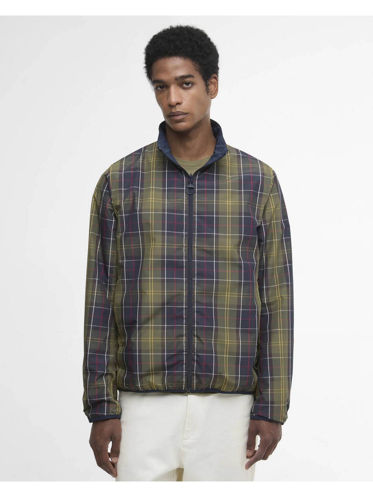 BARBOUR Giubbino Uomo REVERSIBLE KORBEL SHWRPRF JKT MSP0188 NY71 NAVY