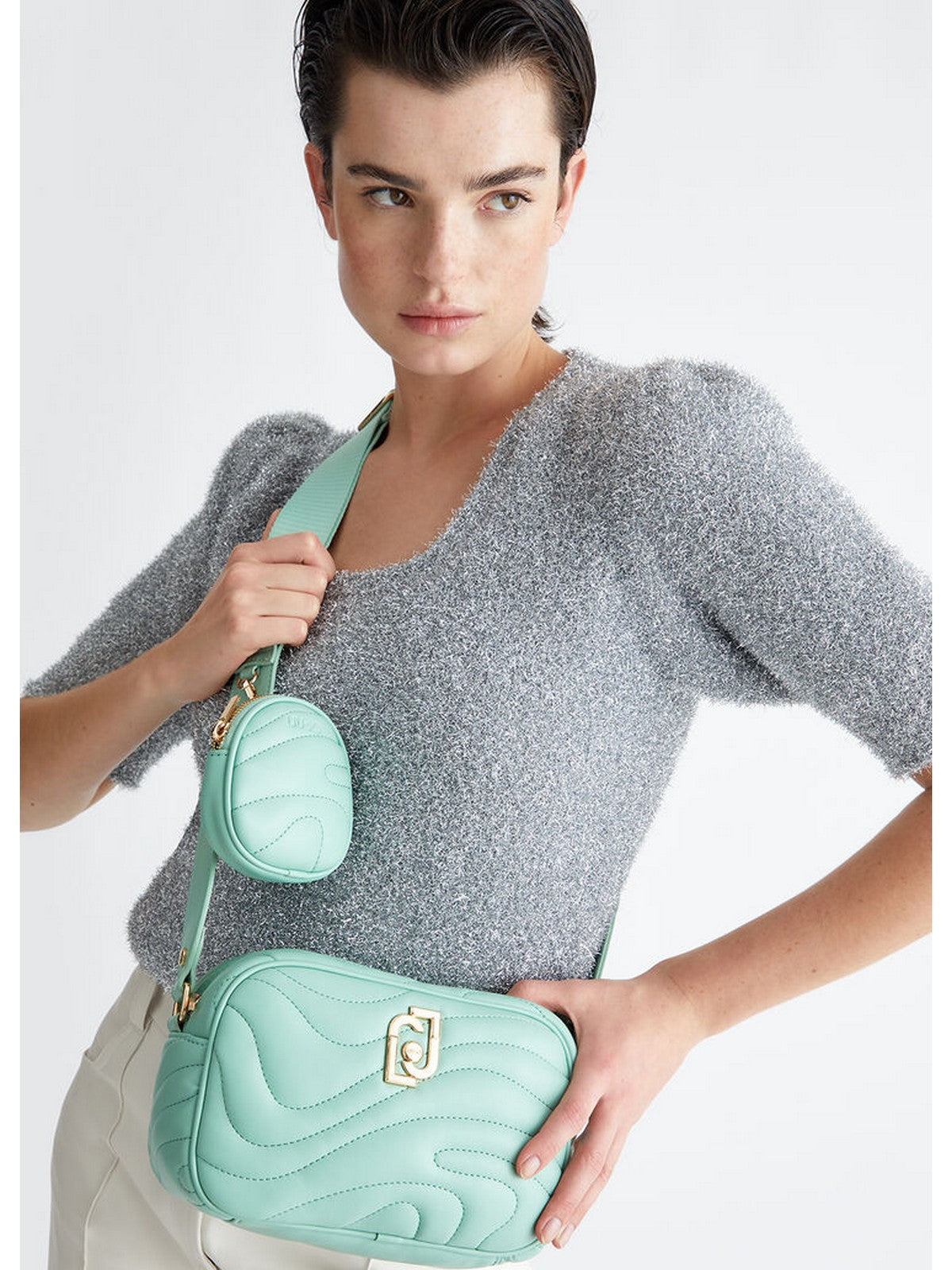 LIU JO ACCESSORIES Borsa Donna AA4183E0036 46011 Verde gioboutiqueweb