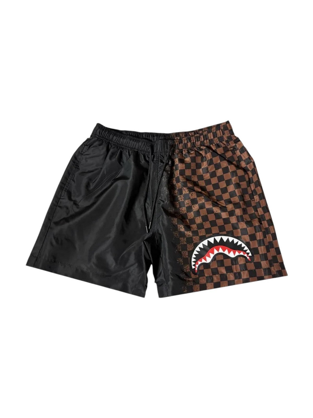 SPRAYGROUND Costume da bagno Uomo SPRAY SIP BROWN SWIM TRUNKS SP918BLK BLACK