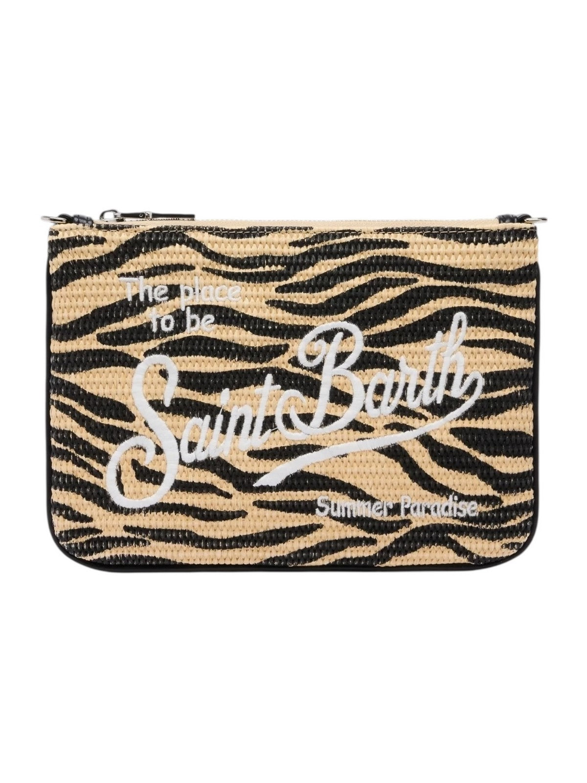 MC2 SAINT BARTH Borsa Donna PARISIENNE STRAW 02765L ZEBRA 1100 EMB