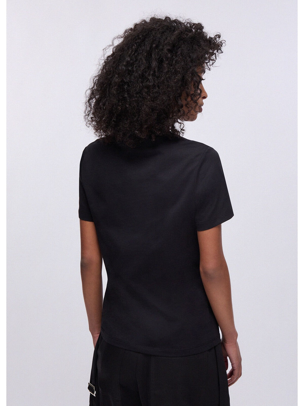 LIU JO WHITE T-shirt Donna WA6491JS923 P9354 Nero LiuJo star hotf