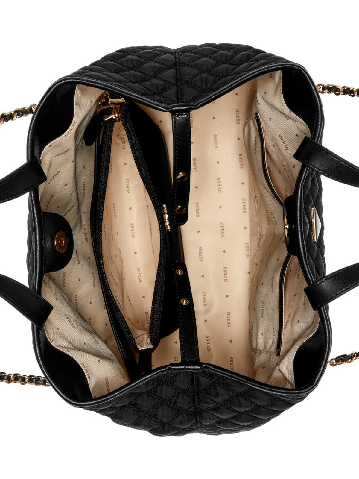 GUESS Borsa Donna GIULLY II LARGE 2 IN 1 TOTE HWYQ96 73290 BLA BLACK