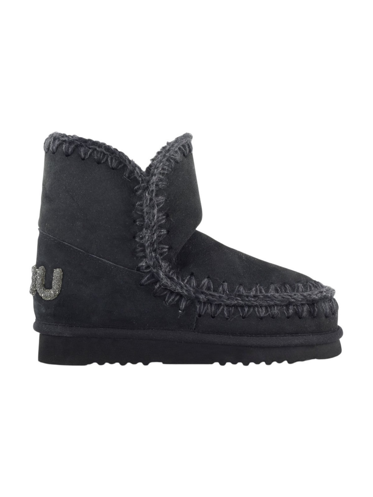 MOU Stivali e Stivaletti Donna ESKIMO 18 GLITTER LOGO MU.FW101050A BKBK BLACK