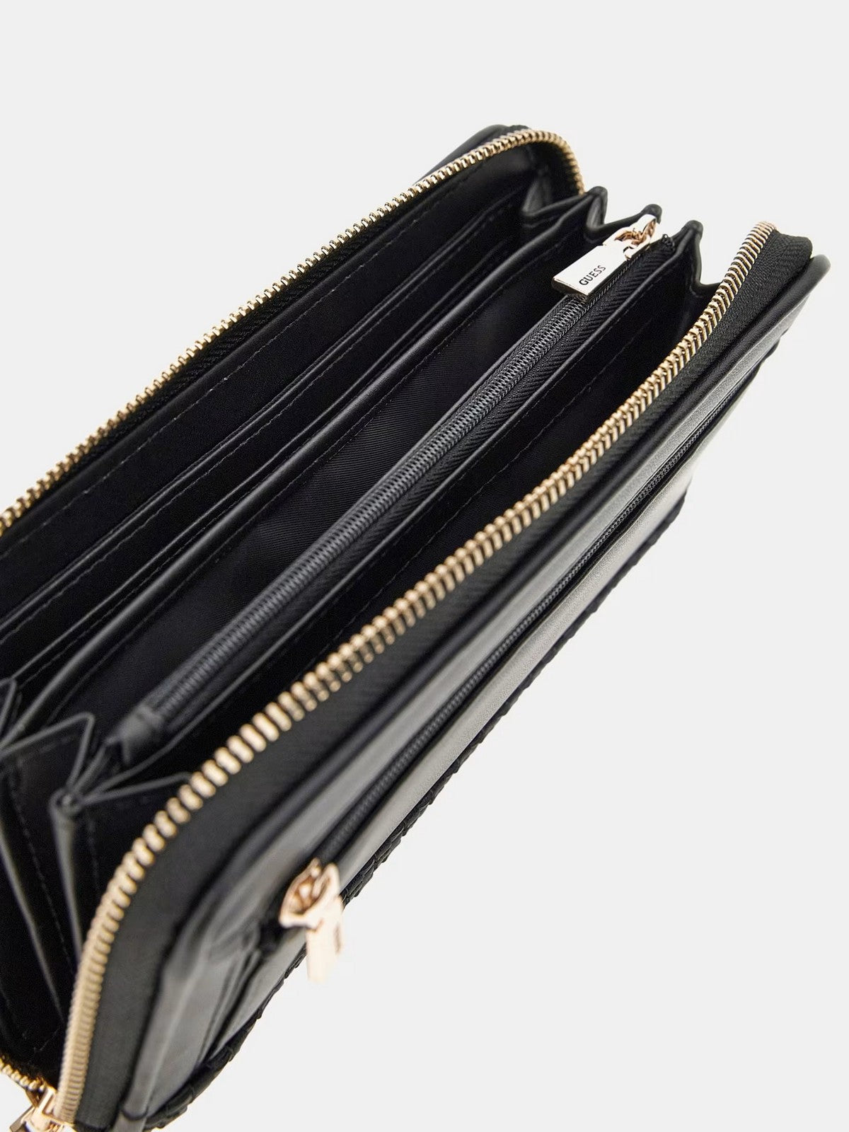 Guess Women's Wallet Etel Slg Large Zip in Swg92 19460 Bla Black