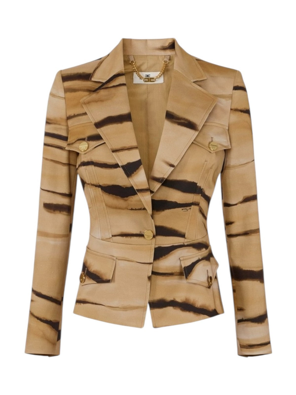 ELISABETTA FRANCHI Giacca Donna GI23762E2 470 CAMMELLO