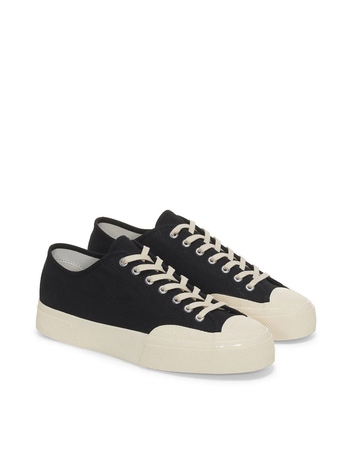 SUPERGA Sneaker Uomo 2432 WORKS LOW CUT COTTON CANV S51347W A0U Nero