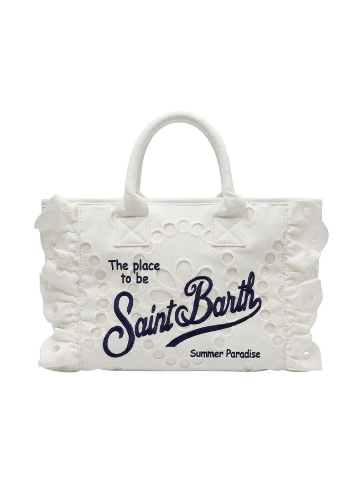MC2 SAINT BARTH Borsa Donna COLETTE VOLANT N 00389L Bianco