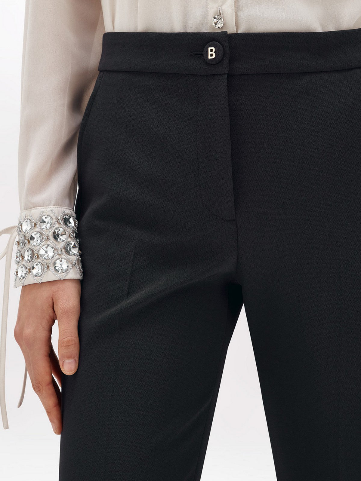 BLUGIRL Pantalone Donna RA5155T2968 22222 Nero gioboutiqueweb