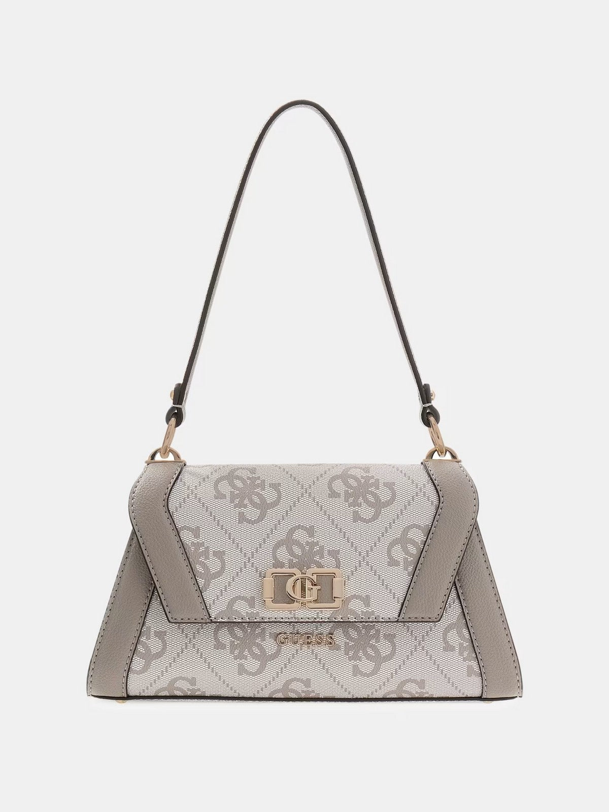 GUESS Borsa Donna KARNILLA LOGO FLAP SHLDR BAG HWOS99 01190 DKO DARK TAUPE LOGO