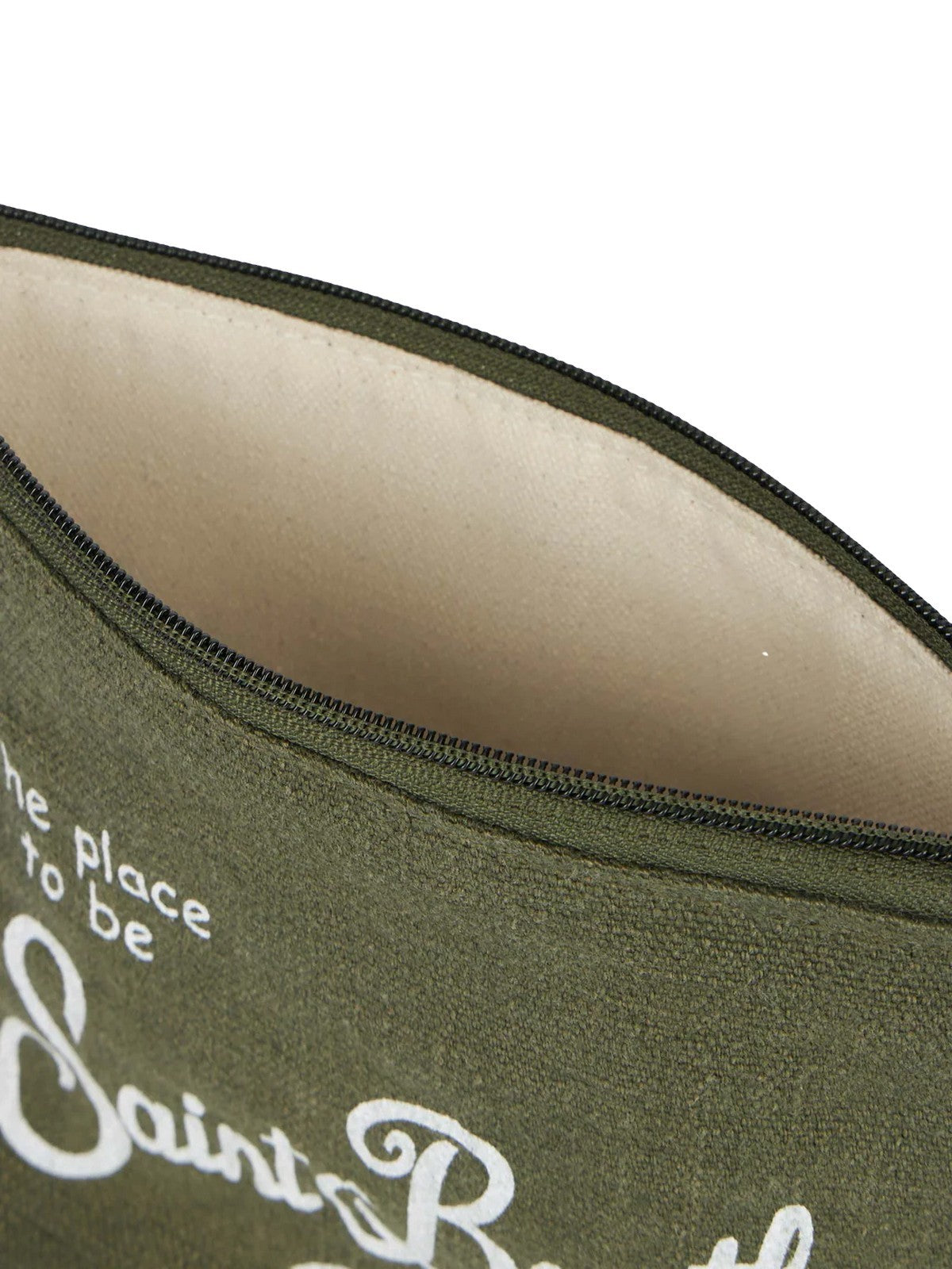 MC2 SAINT BARTH Pochette Unisex adulto ALINE LINEN 00144L LINEN 52 MILITARY