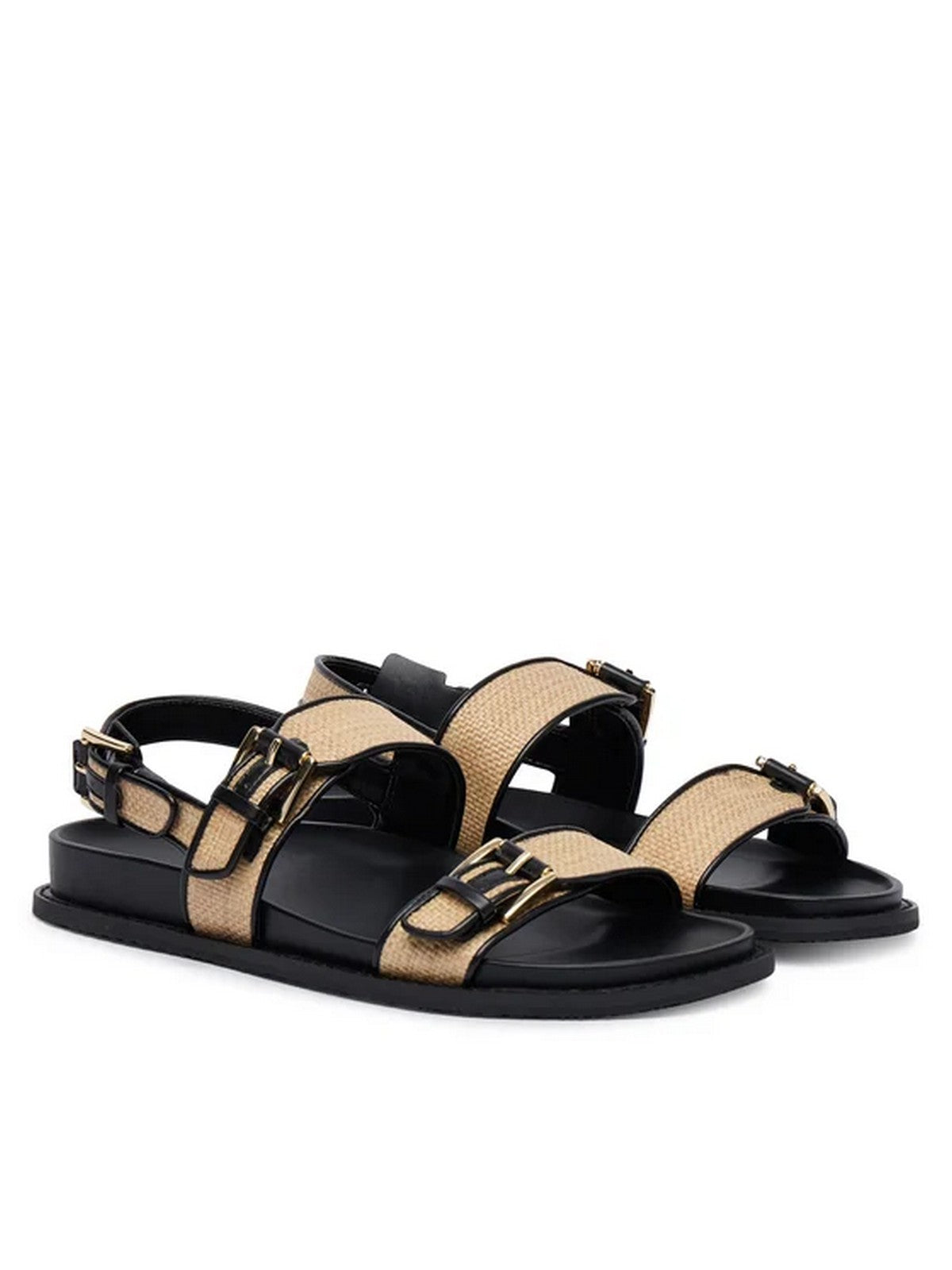 MICHAEL KORS Sandalo Donna NIA FLAT SANDAL 40S6NIFS1D 001 BLACK