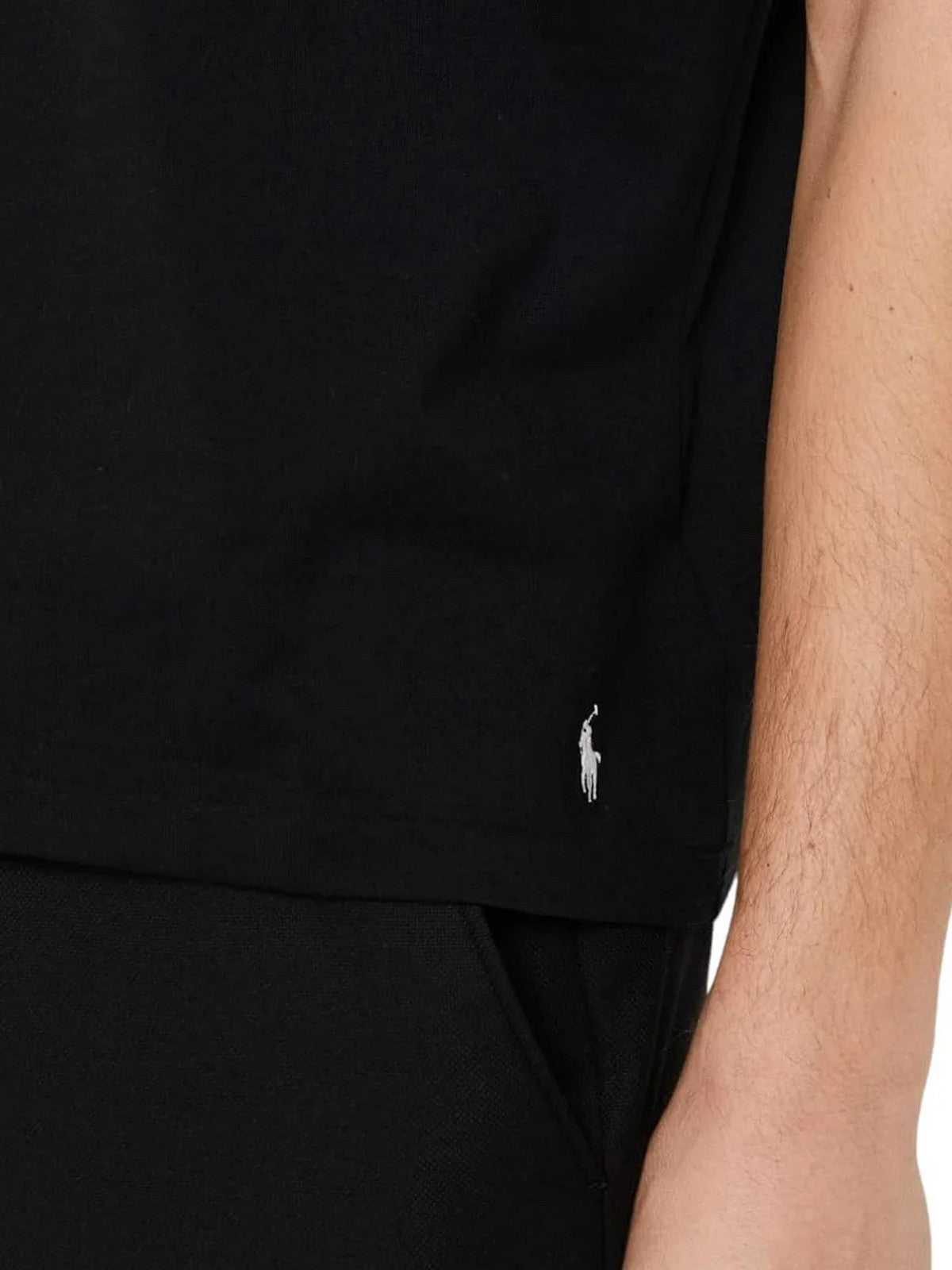 POLO RALPH LAUREN T-shirt Uomo S/S CREW-SLEEP-TOP 714899613 004 POLO BLACK