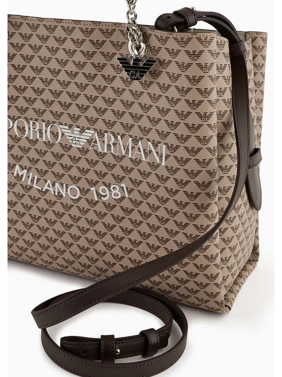 EMPORIO ARMANI Borsa Donna Y3D158 YWS0E 80757 Marrone gioboutiqueweb