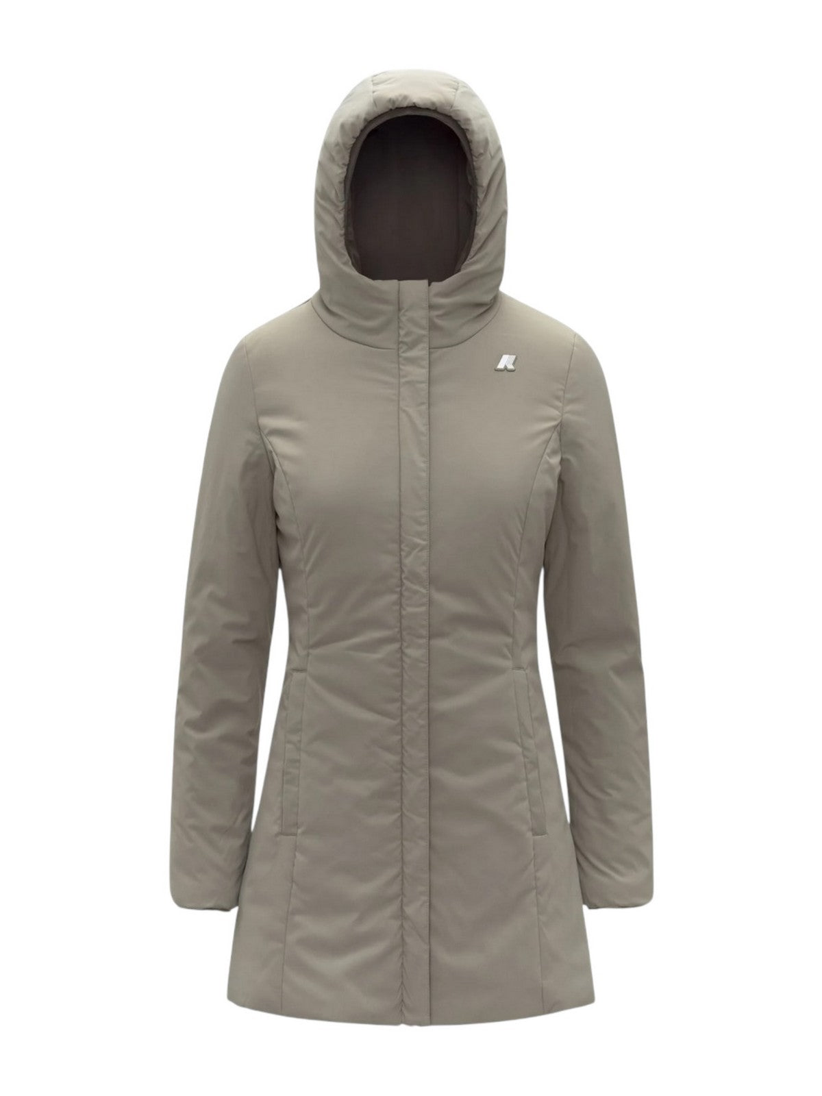 K-WAY Damenjacke DENISE ST WARM DOUBLE K6128UW B42 Schwarz Oliv - Grün