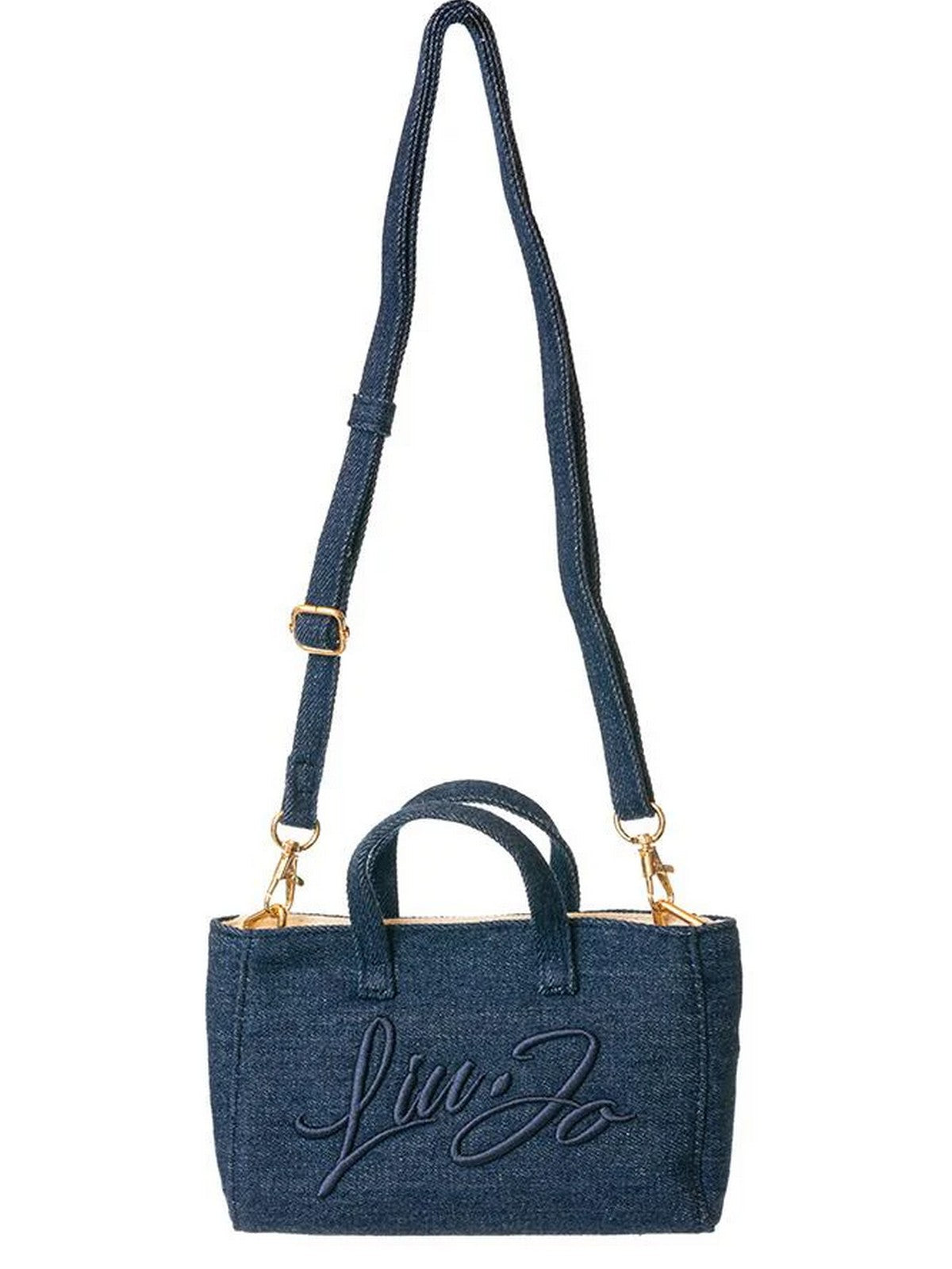 LIU JO BEACHWEAR Borsa Donna VA5217D0001 00770 BLU DENIM gioboutiqueweb