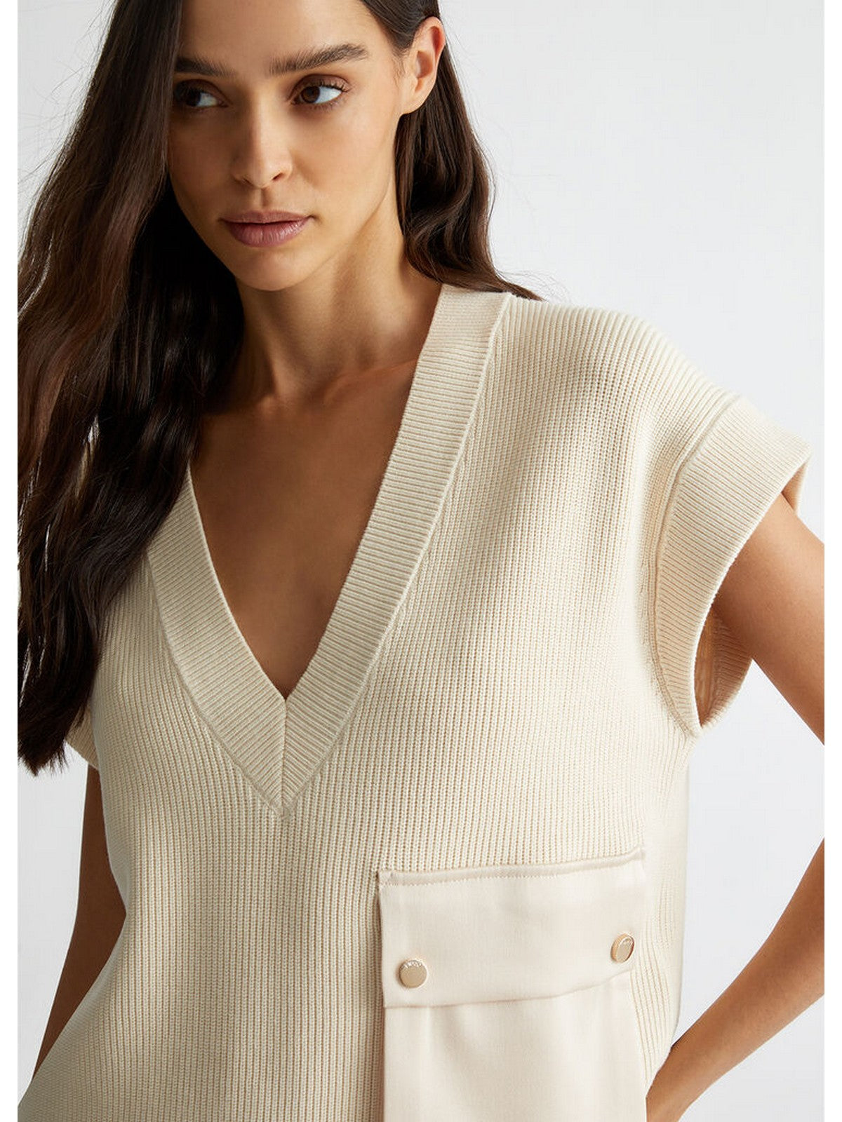 LIU JO WHITE Gilet Donna WF4474MS99E 20304 Beige gioboutiqueweb