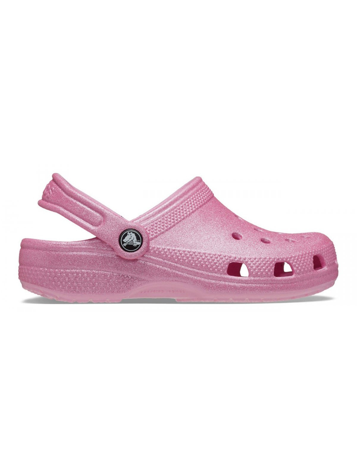 CROCS Sabot Bambine e ragazze Classic Glitter Clog K 206993 6XE PINK TWEED GLITTER gioboutiqueweb