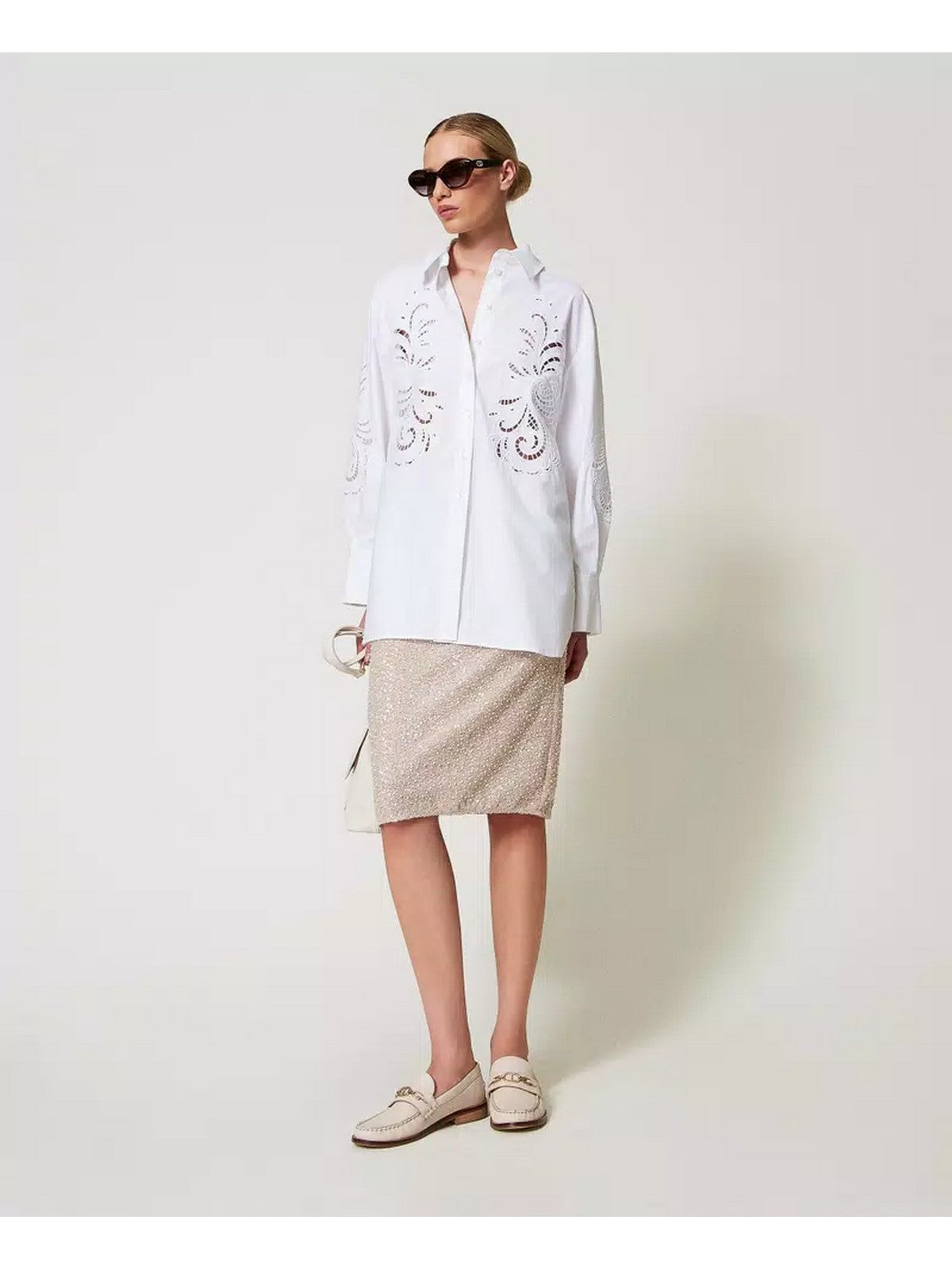 TWINSET Camicia Donna 251TP2170 00001 Bianco gioboutiqueweb