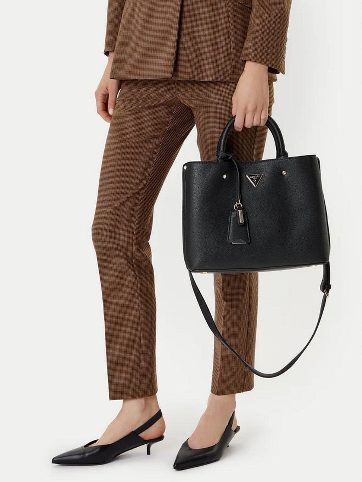 GUESS Borsa Donna MERIDIAN II GIRLFRIEND SATCHEL HWBG69 74060 BLA BLACK