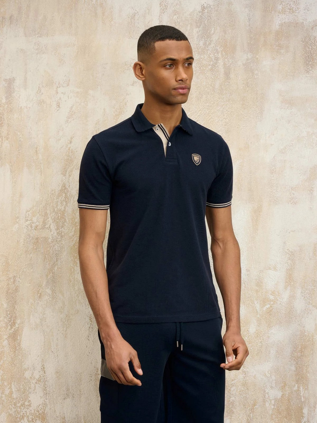 BLAUER Polo Uomo OAKLAND 25SBLUT02306 006801 888 Blu gioboutiqueweb
