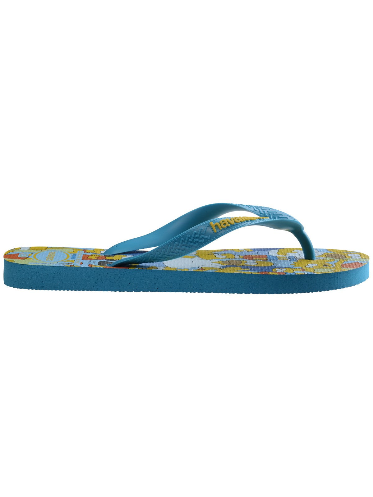 HAVAIANAS Infradito Unisex adulto Hav. Simpsons 4137889.0212 Turchese gioboutiqueweb
