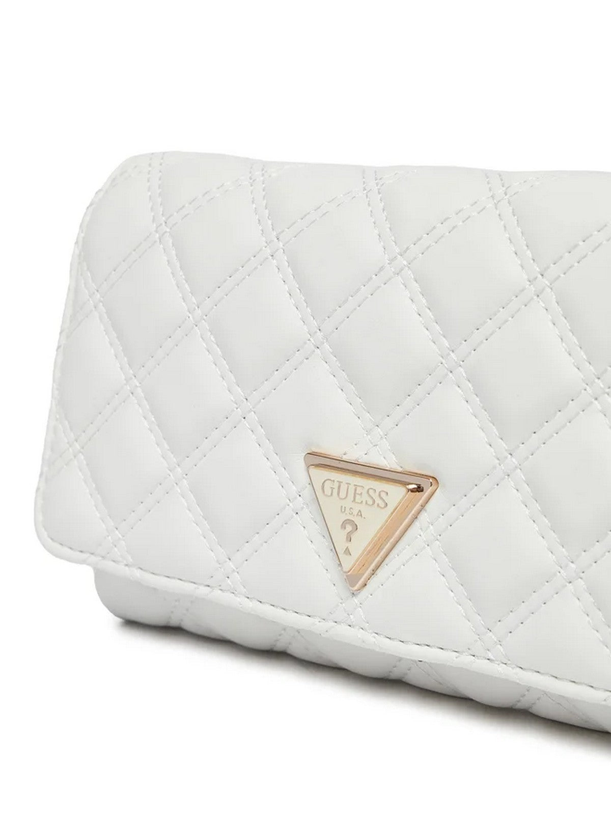 GUESS Borsa Donna GIULLY XBODY FLAP ORGANIZER HWQG87 48750 WHI Bianco gioboutiqueweb