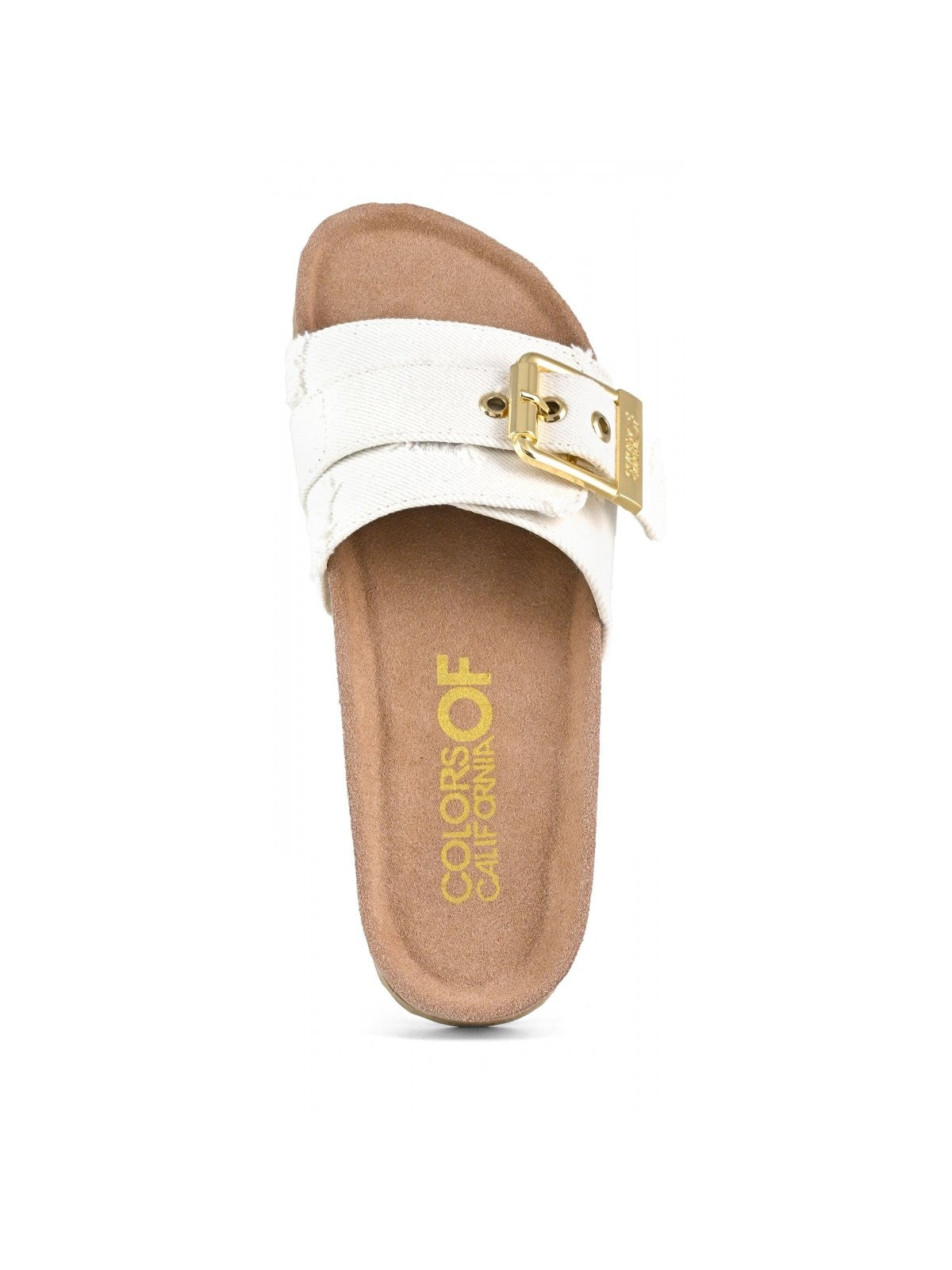COLORS OF CALIFORNIA Sandalo Donna monoband sandal cork&denim HC.BIO503 ICE ICE