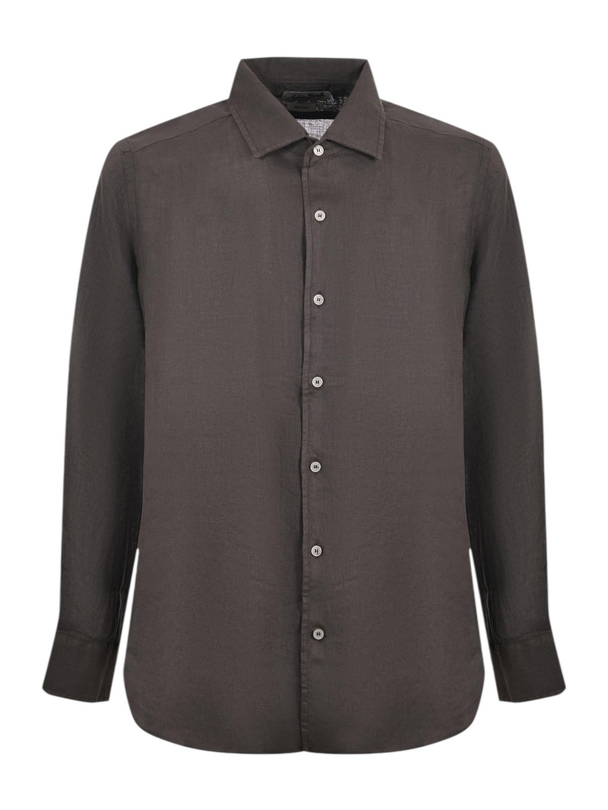 MC2 SAINT BARTH Camicia Uomo RAPHAEL 00450L LINEN 52L KOMBU GREEN