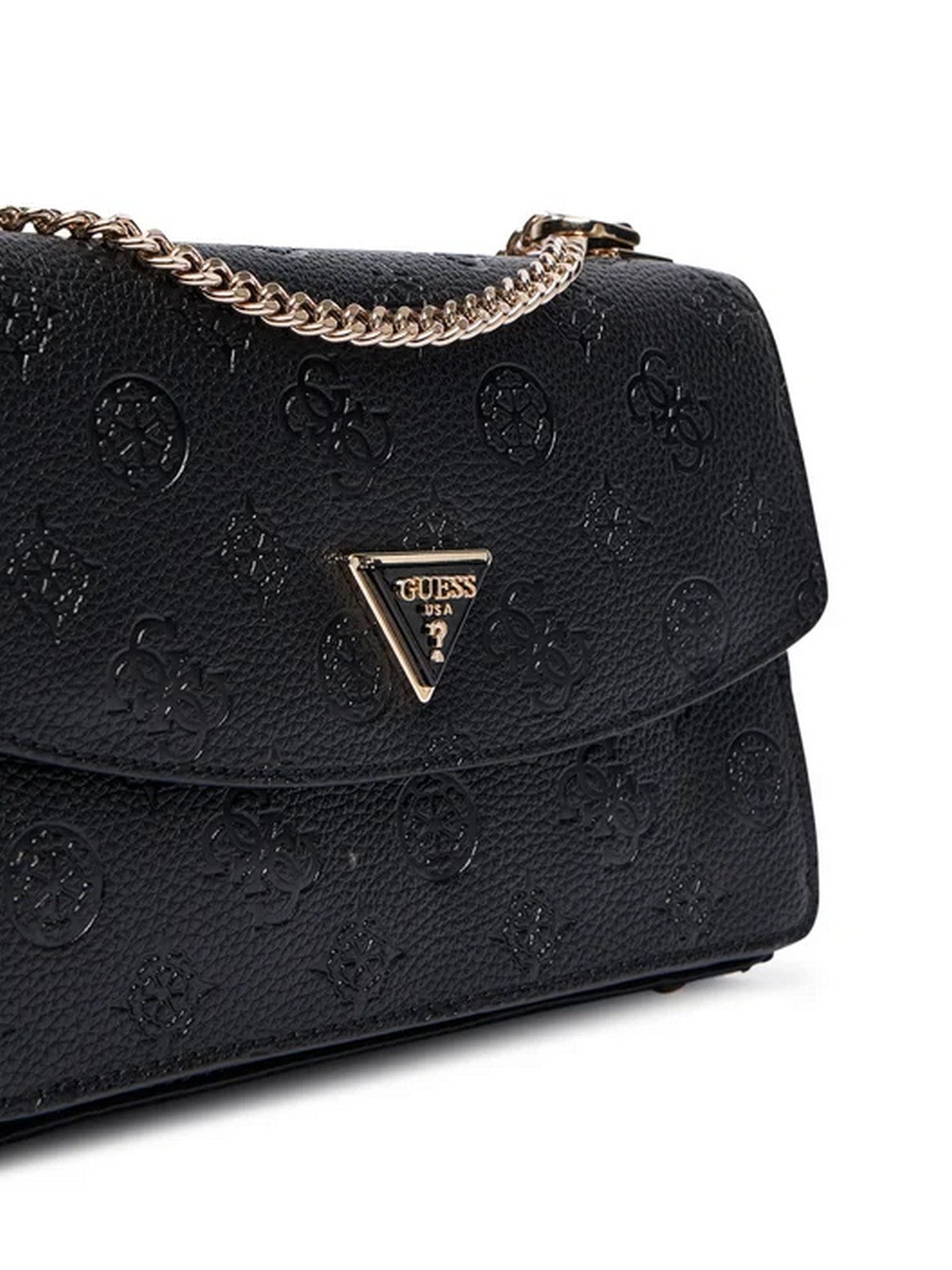 GUESS Borsa Donna CRESIDIA II CNVRTBL XBODY FLAP HWPD98 88210 BLO BLACK LOGO