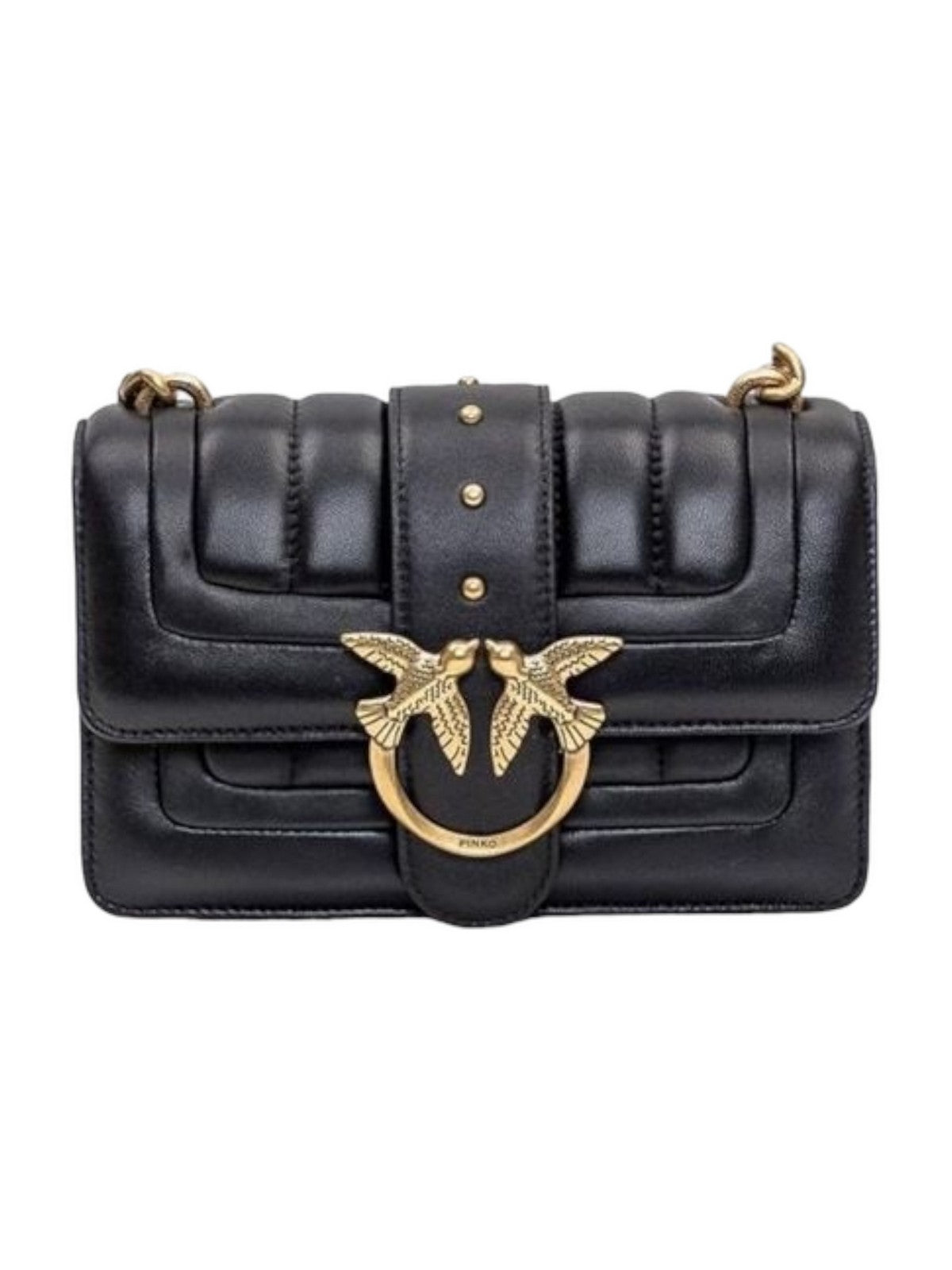 PINKO Borsa Donna Love one mini 102824-A1F1 Z99Q Nero gioboutiqueweb