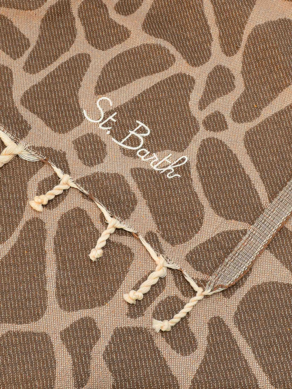 MC2 SAINT BARTH Telo mare Donna FOUTAS J N 01061L GIRAFFE SKIN 18 EMB