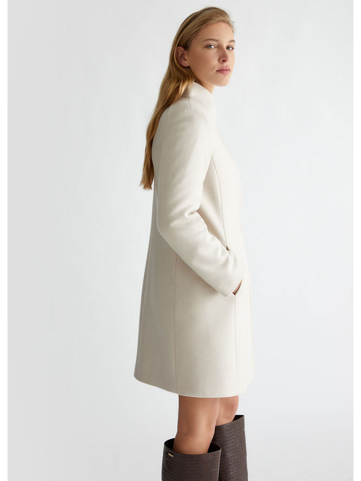 LIU JO WHITE Cappotto Donna WF4272T4612 30401 Beige gioboutiqueweb