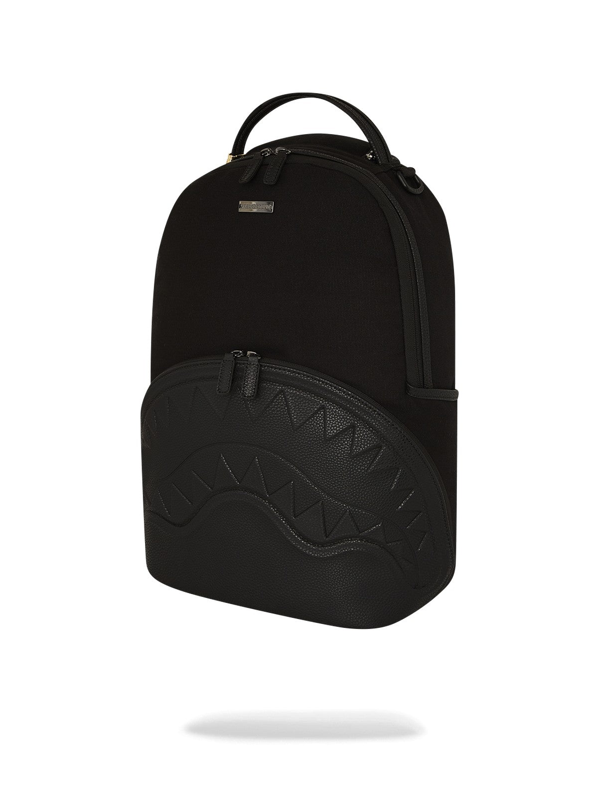 SPRAYGROUND Zaino Uomo SHARK POCKET CANAVAS BACKPACK 910B7127NSZ Nero gioboutiqueweb