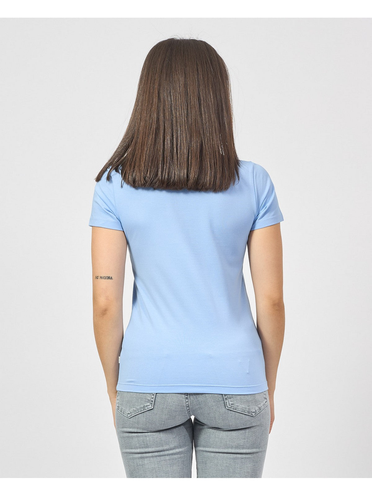 GUESS T-shirt Donna GJ SS CN SLIM ICONIC TEE W4YI04 J1314 G7CP FRESH ZENDY BLUE gioboutiqueweb