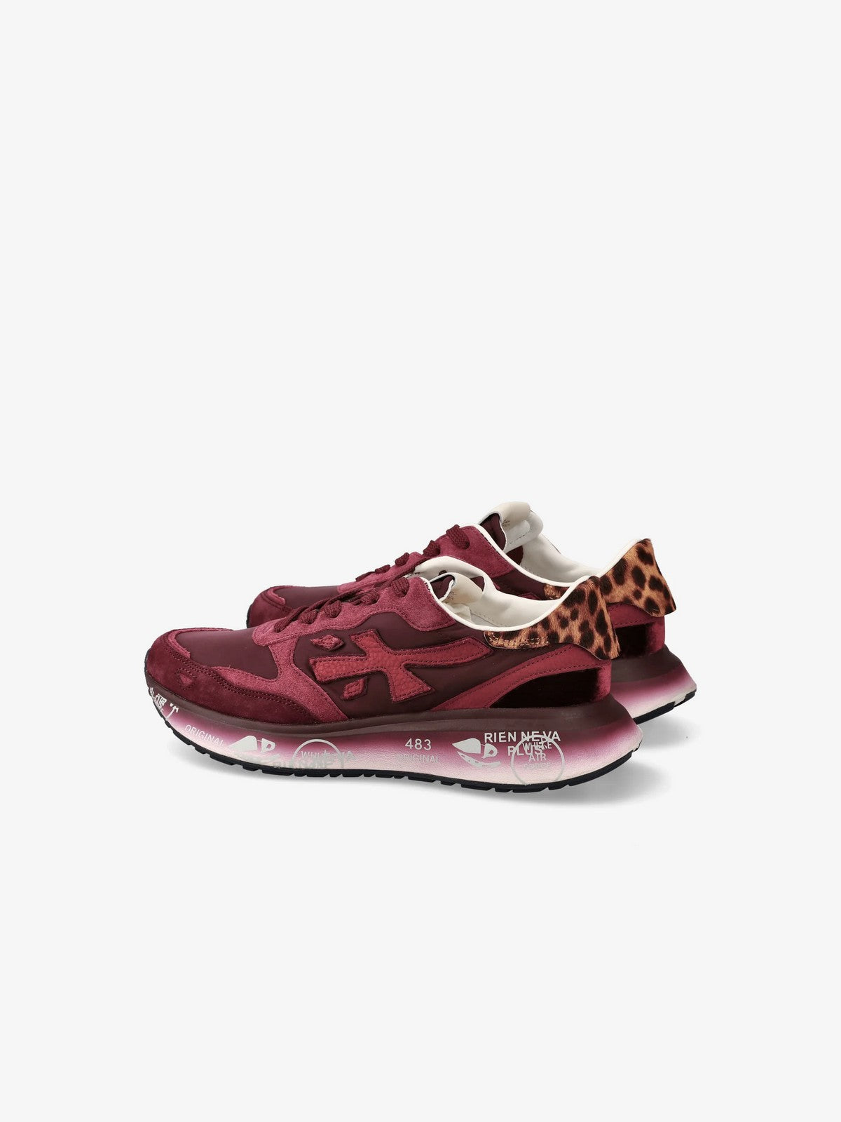 PREMIATA Sneaker Donna LAURYN VAR 7789 BURGUNDY
