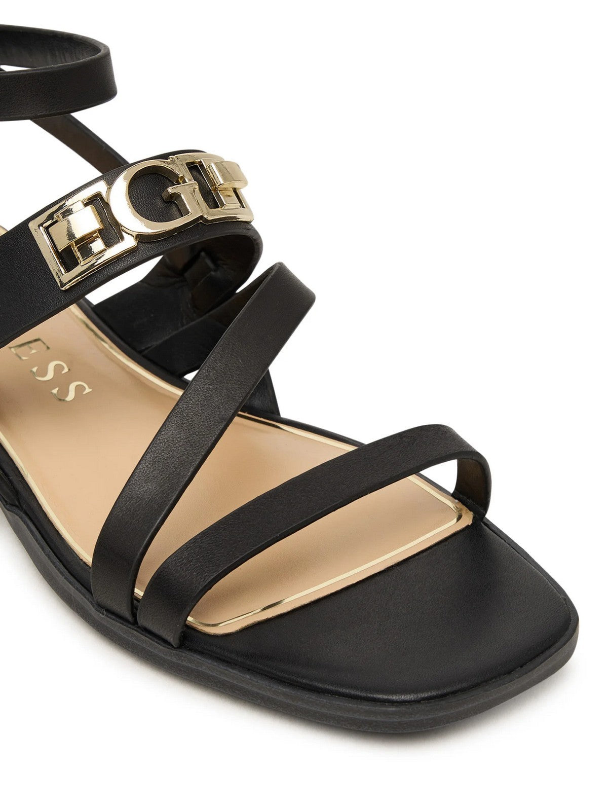 GUESS Sandalo Donna RULA FLJRUL LEA03 BLACK BLACK
