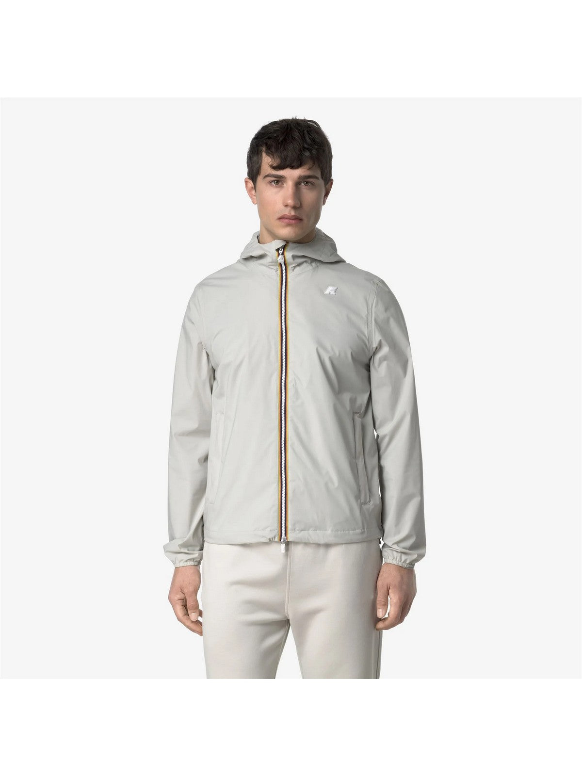 K-WAY Giubbino Uomo Jack Stretch Nylon Jersey K3123UW 634 BEIGE LT