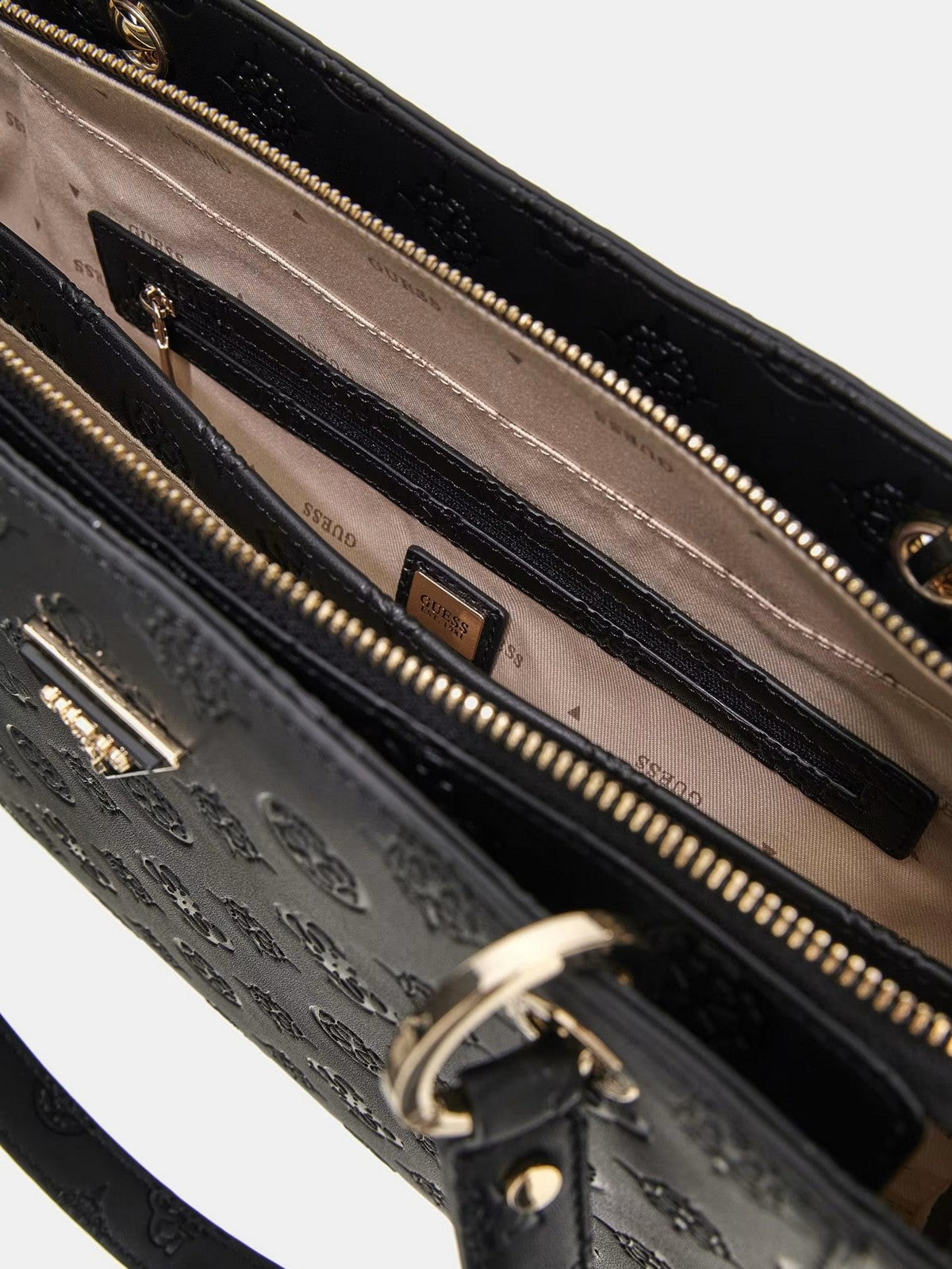 GUESS Borsa Donna Jena Elite Luxury Sa HWPG92 20250 BLO Nero gioboutiqueweb