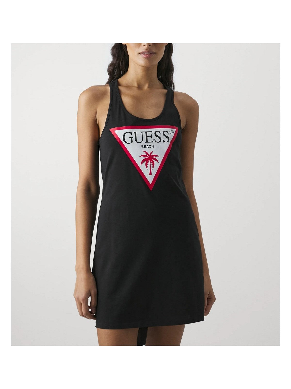 GUESS BEACHWEAR Abito Donna E3GP03 JA914 JBLK Jet Black A996 gioboutiqueweb