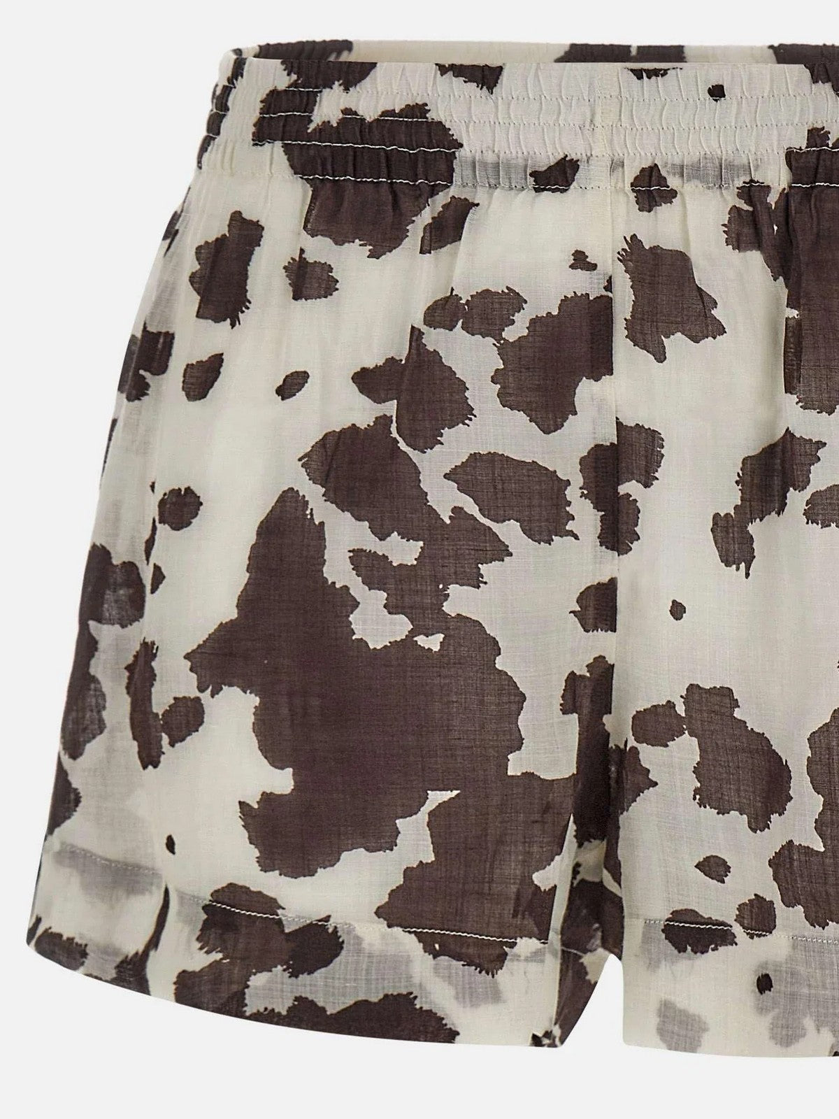 MC2 SAINT BARTH Pantaloncino Donna MEAVE 01342L RAMIE COW WEST 1018