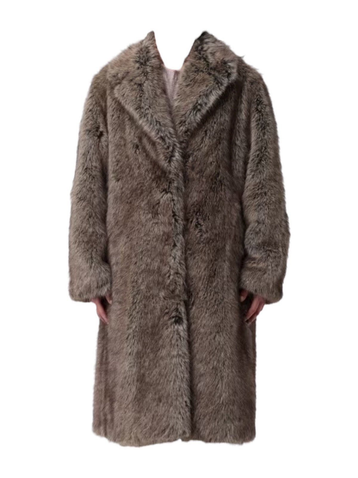 LIU JO WHITE Pelliccia Donna MF5459E1024 M9873 Brown wolf