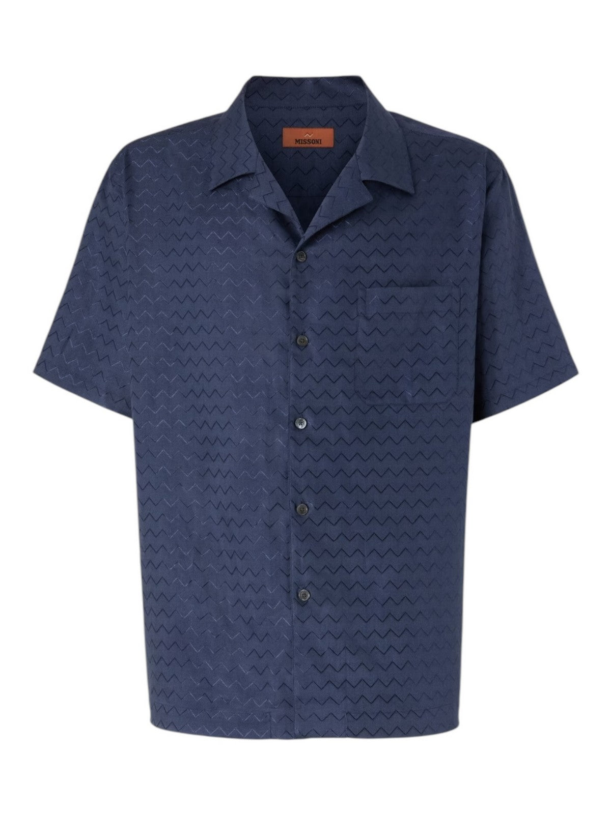 MISSONI Camicia Uomo US25SJ05-BW00VA 93924 Blu gioboutiqueweb