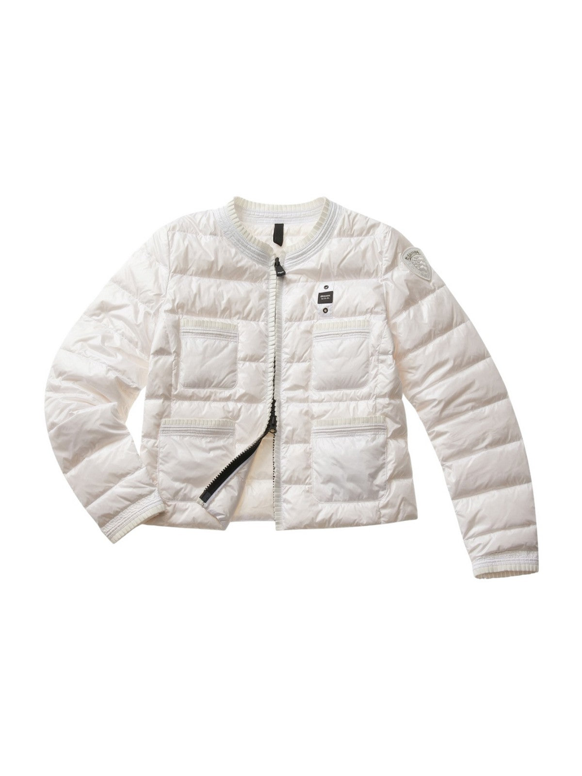 Blauer Giubbino trapuntato lungo Adelaide da bambina 24WBLGK03074